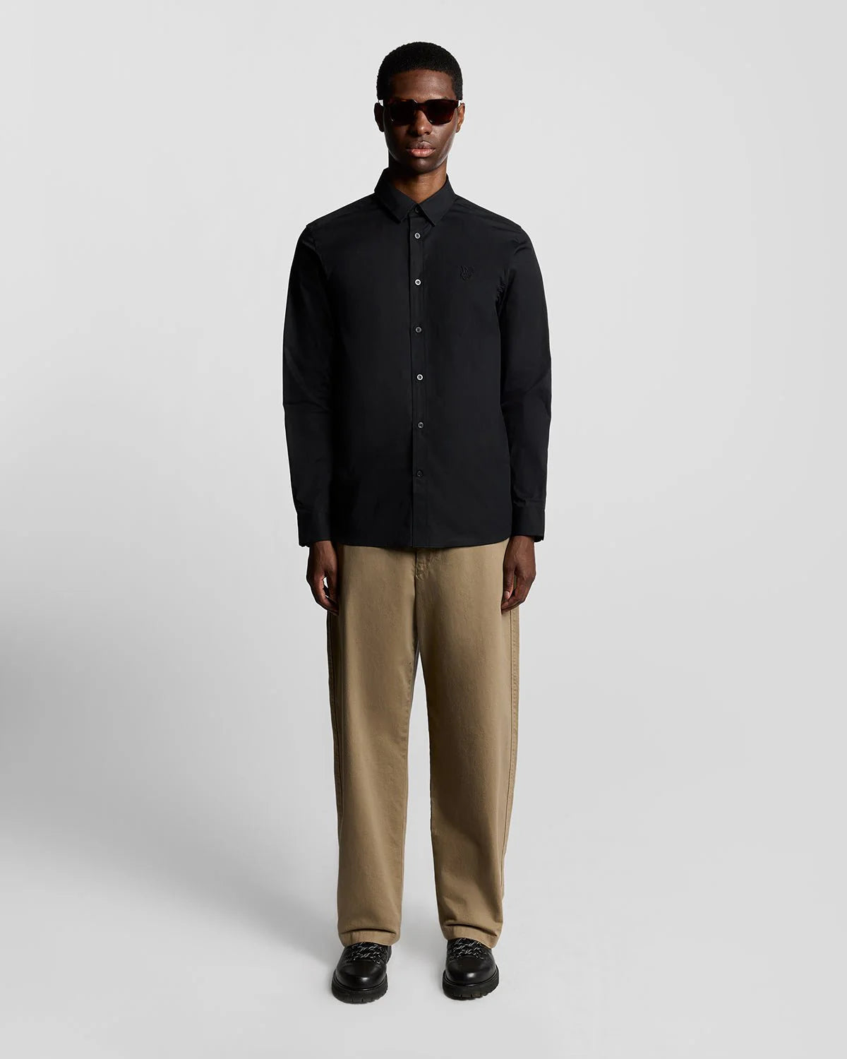 LYLE&SCOTT STRECH FABRIC POPLIN SHIRT