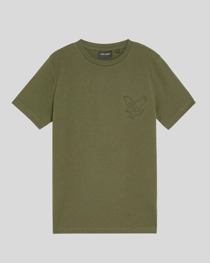 LYLE & SCOTT EMBOSSED EAGLE T SHIRT