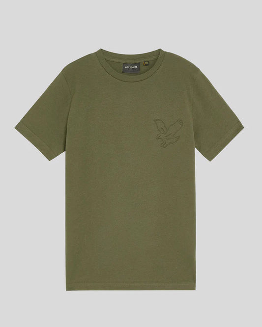 LYLE & SCOTT EMBOSSED EAGLE T SHIRT