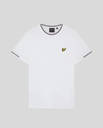 LYLE & SCOTT BIRDSEYE HALF TIPPED T SHIRT