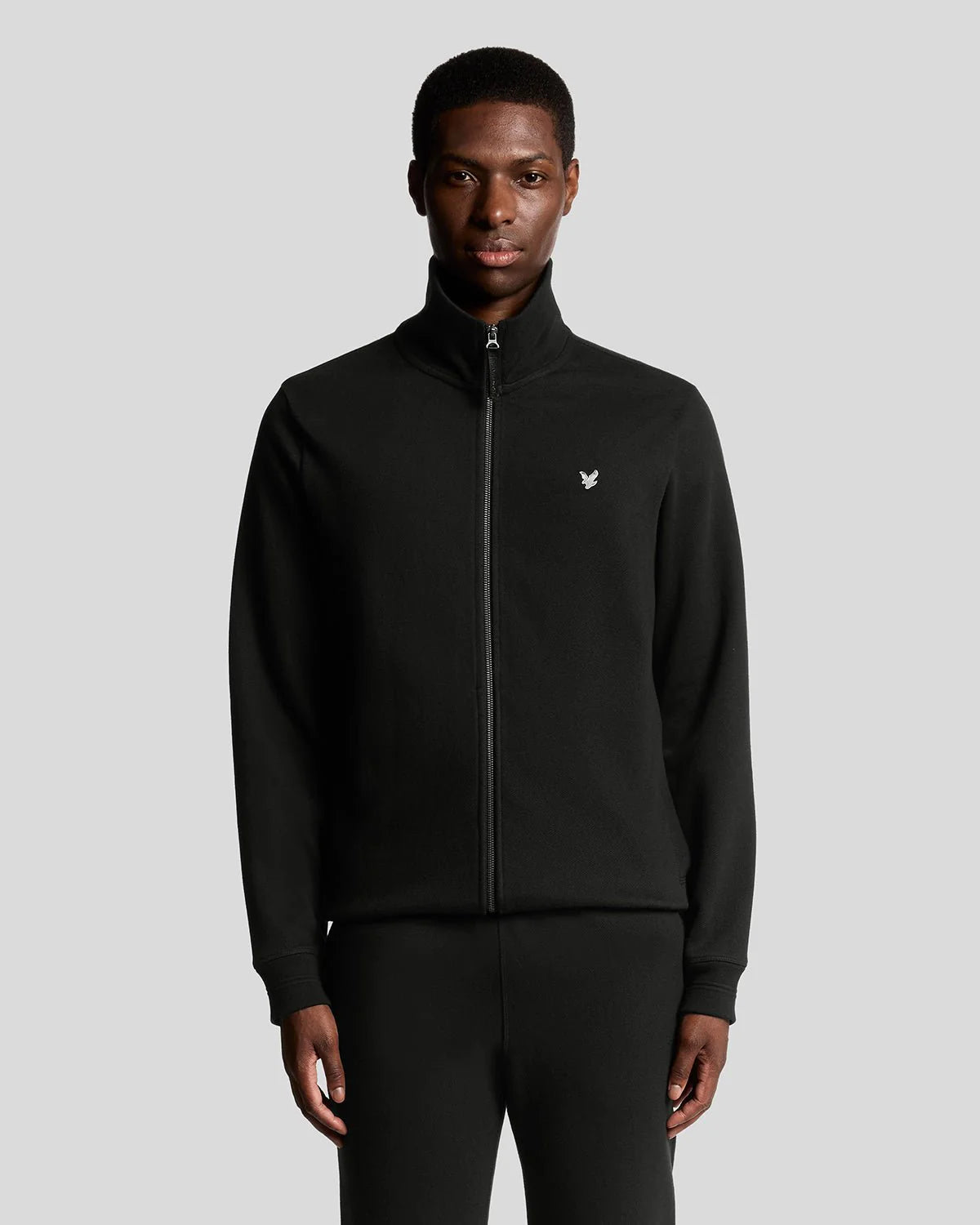 LYLE & SCOTT DIAGONAL WEAVE TRACK JACKET