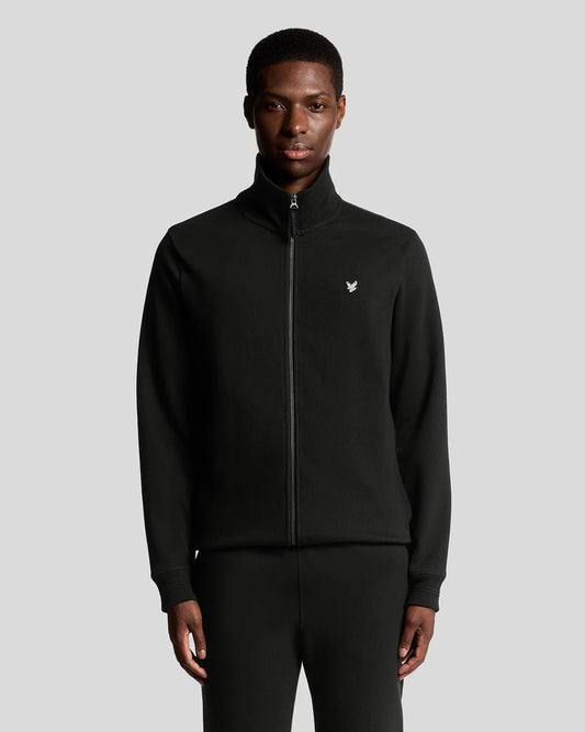 LYLE & SCOTT DIAGONAL WEAVE TRACK JACKET