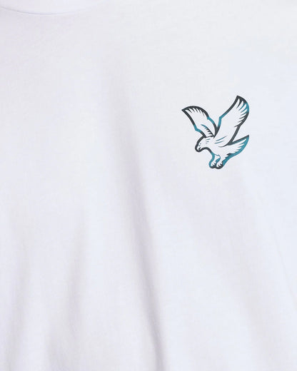 LYLE & SCOTT CHROME EAGLE GRAPHIC T SHIRT
