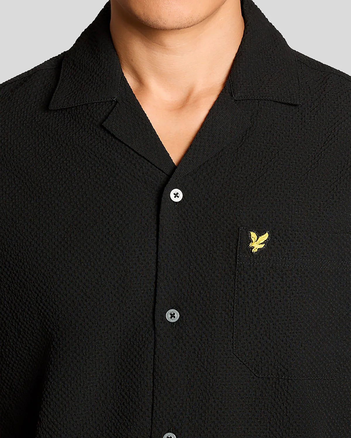 LYLE & SCOTT SS CRINLE SHIRT