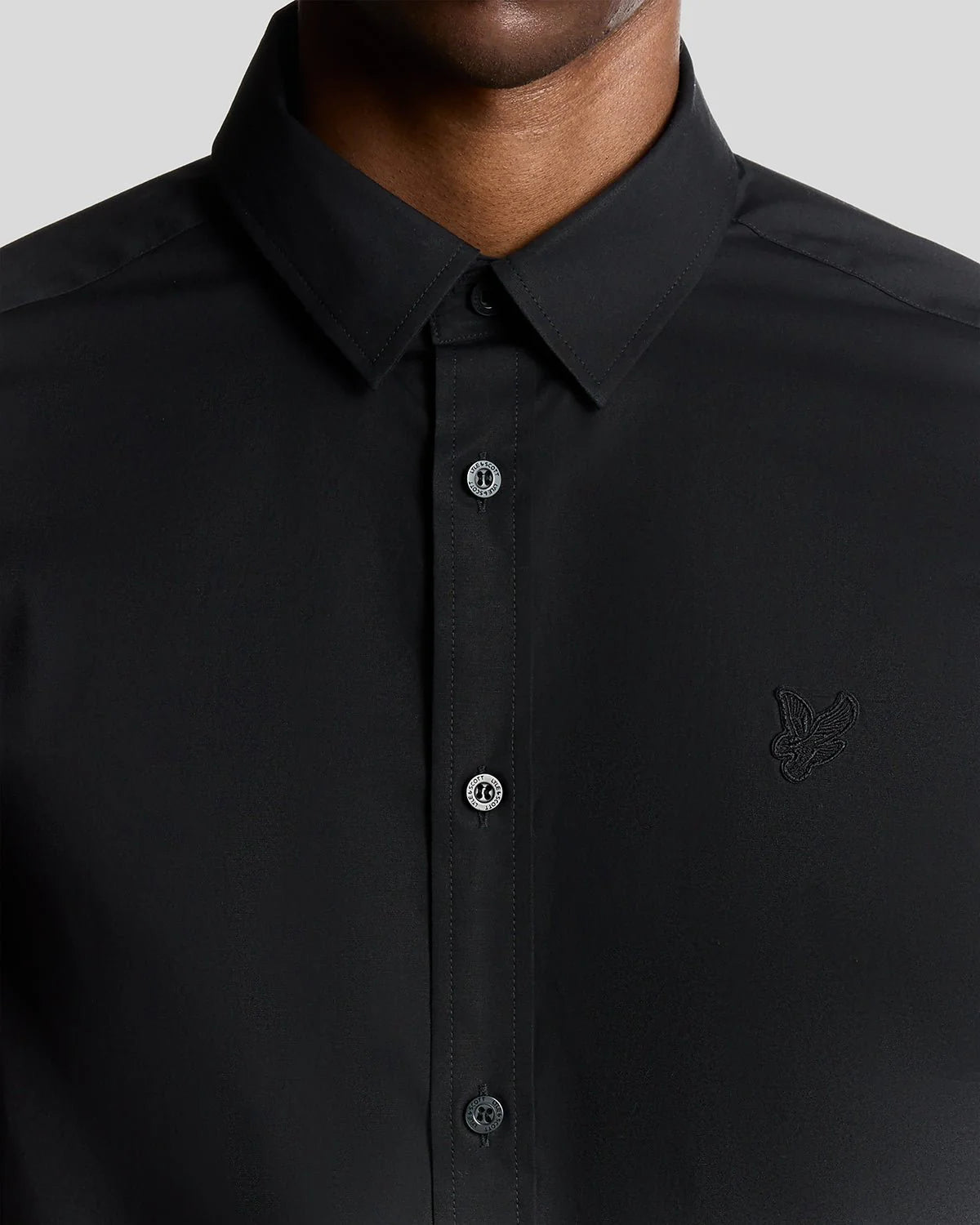 LYLE&SCOTT STRECH FABRIC POPLIN SHIRT