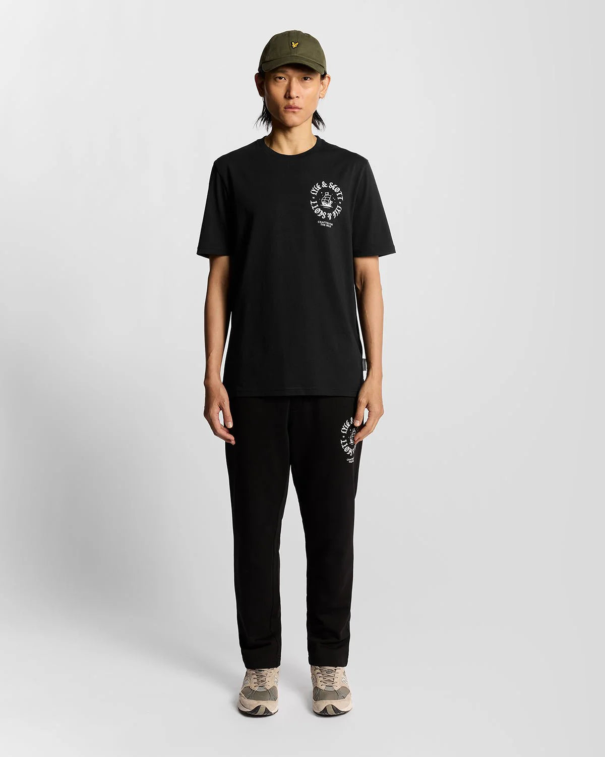 LYLE&SCOTT SHIP INSIGNIA GRAPHIC T SHIRT