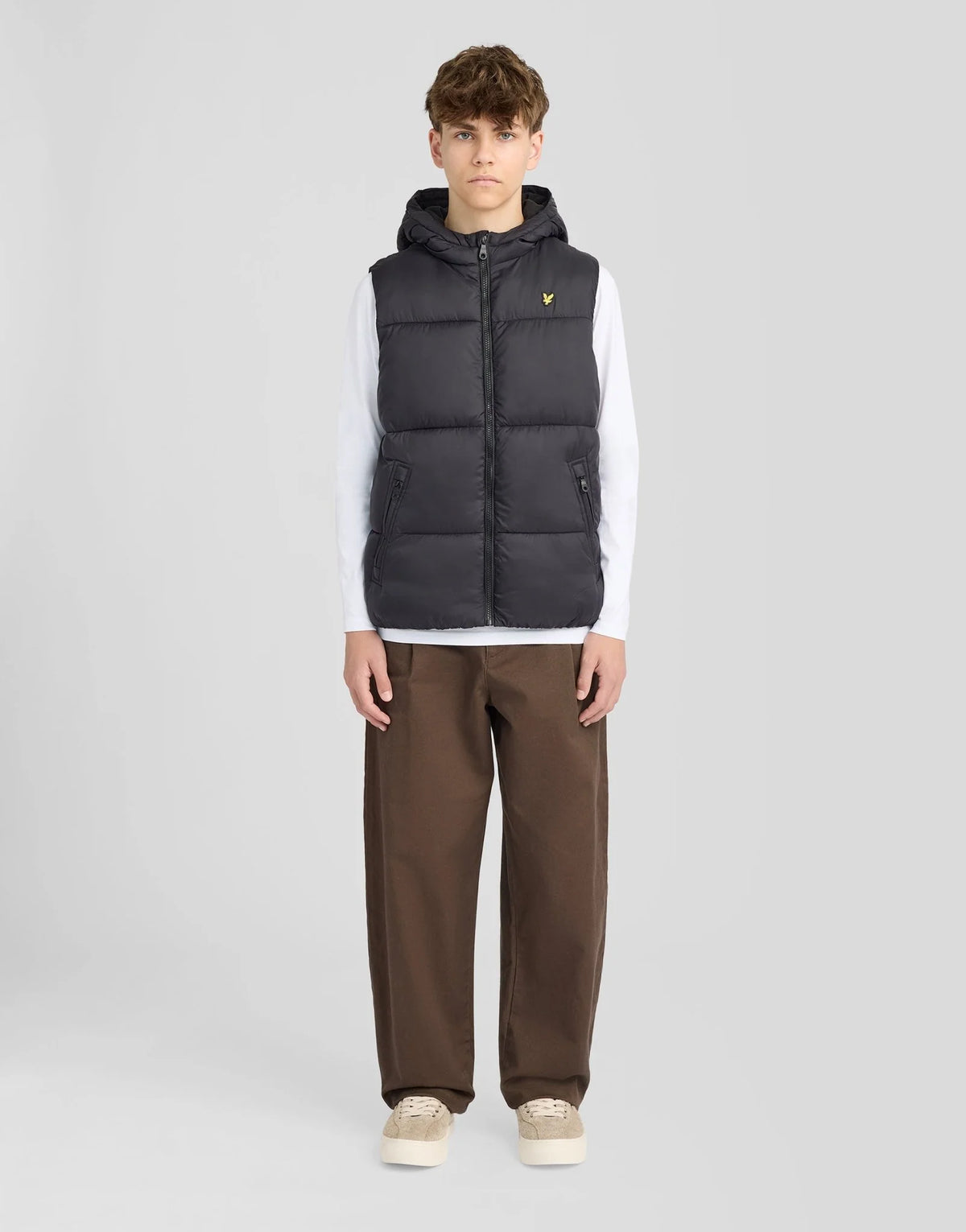 LYLE & SCOTT KIDS FLEECE LINED PADDED GILET