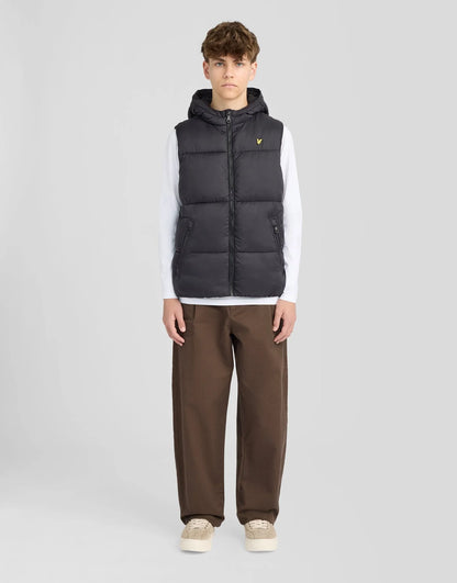 LYLE & SCOTT KIDS FLEECE LINED PADDED GILET