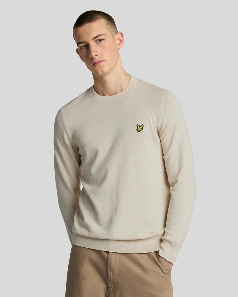 LYLE & SCOTT COTTON MERINO CREW NECK JUMPER