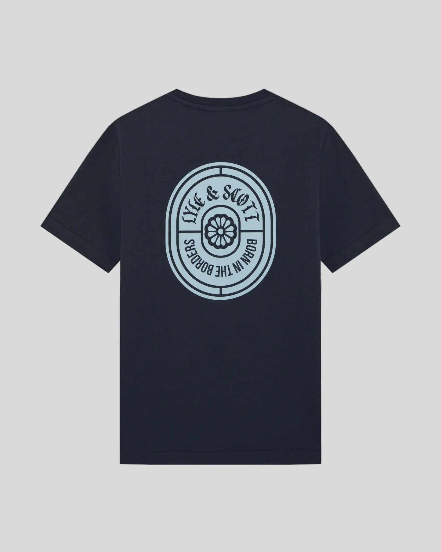 LYLE & SCOT KIDS GRAPHIC BADGE COTTON T-SHIRT