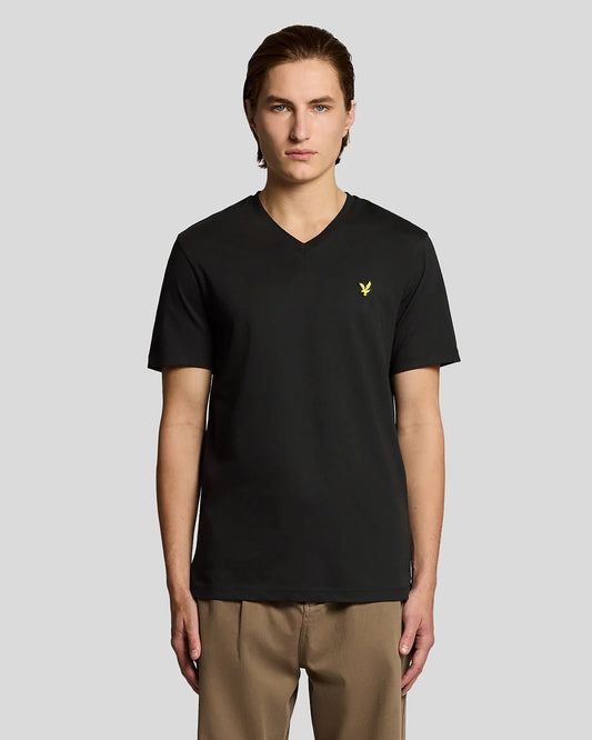 LYLE & SCOTT COTTON V-NECK T-SHIRT