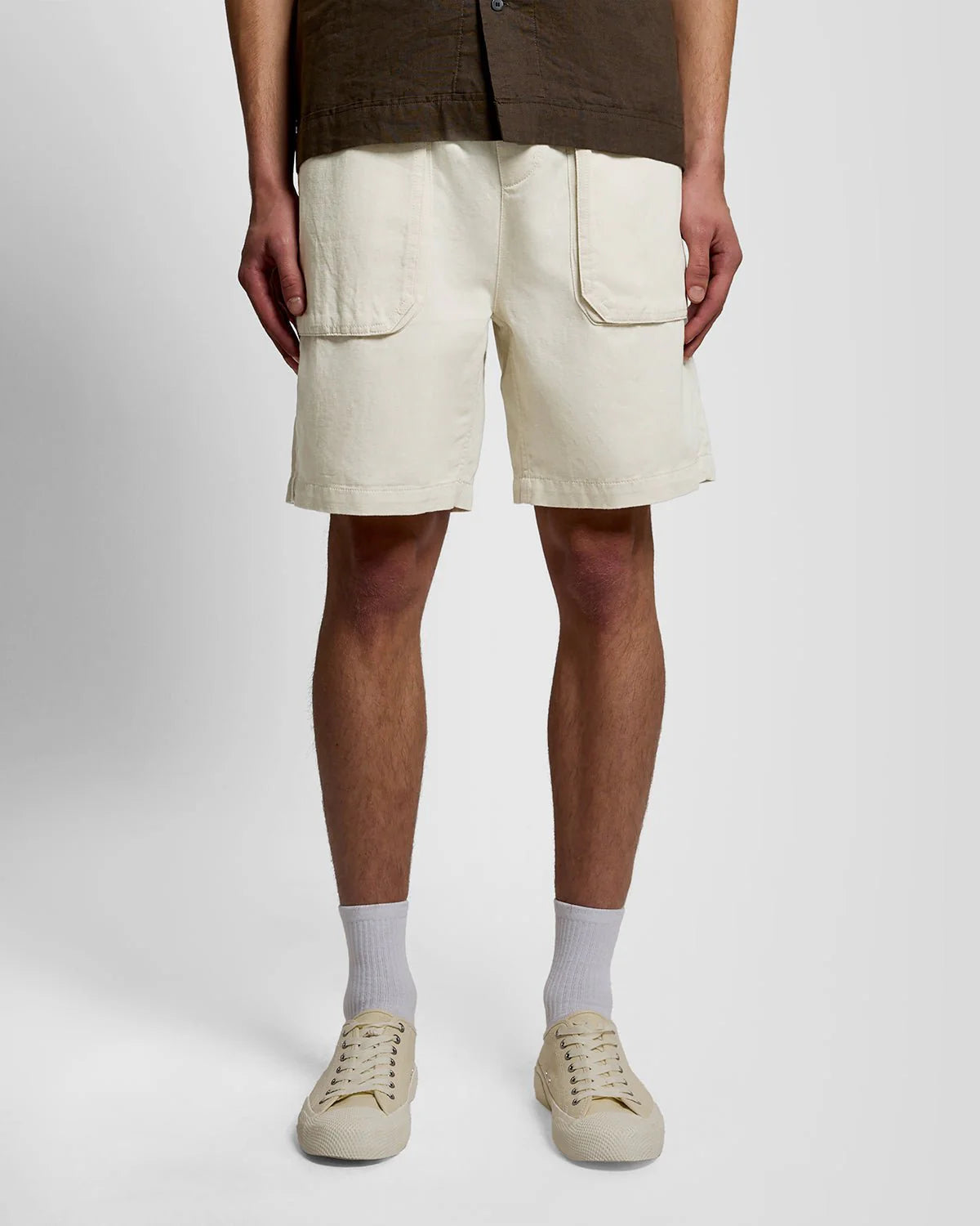 LYLE & SCOTT COTTON LINEN SHORTS