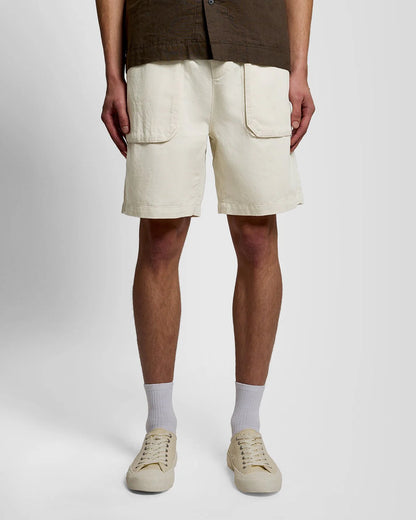 LYLE & SCOTT COTTON LINEN SHORTS