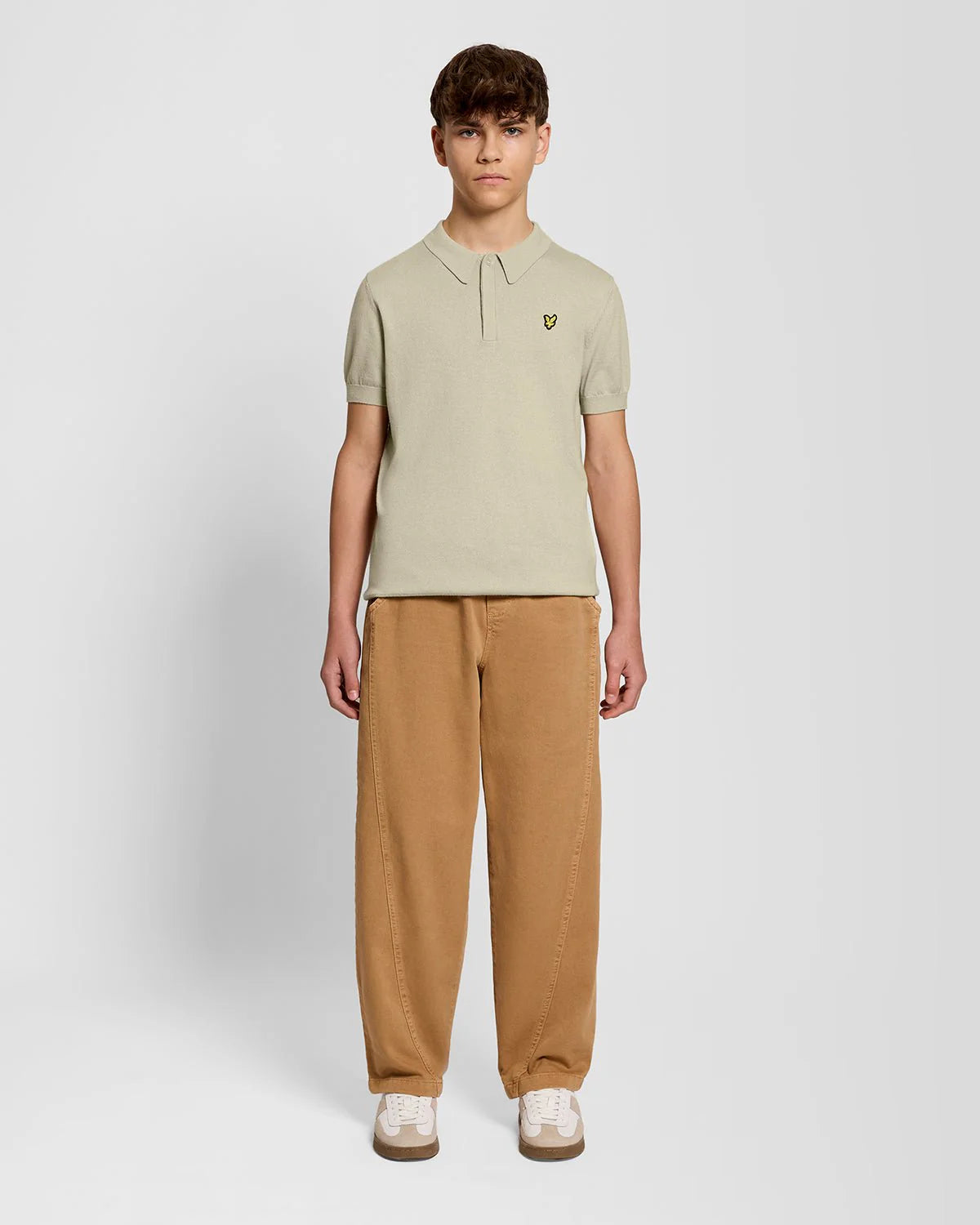 LYLE & SCOTT KIDS KNITTED POLO SHIRT