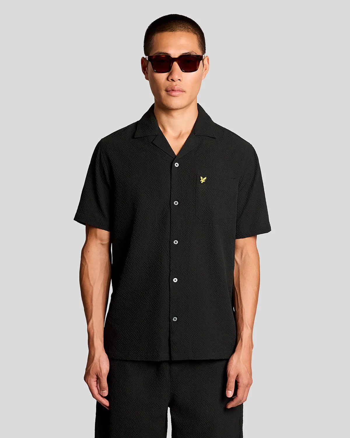 LYLE & SCOTT SS CRINLE SHIRT