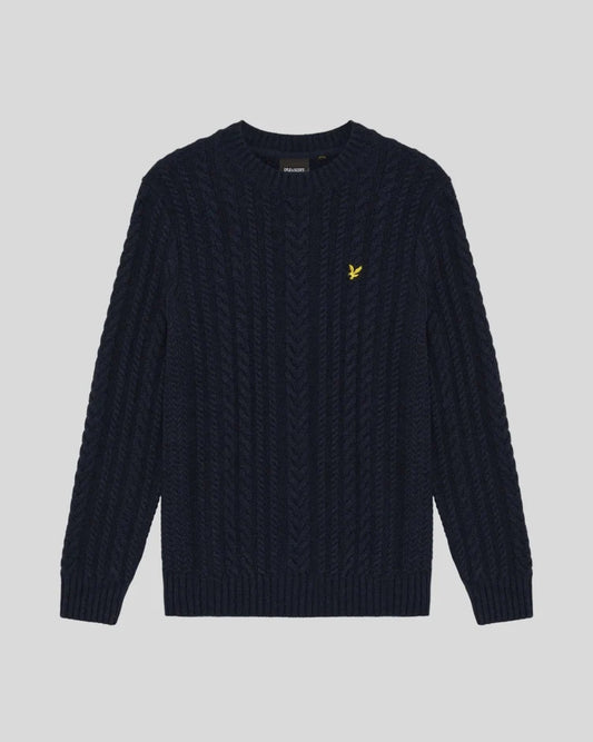 LYLE & SCOTT PLUS SIZE CABLE KNIT JUMPER