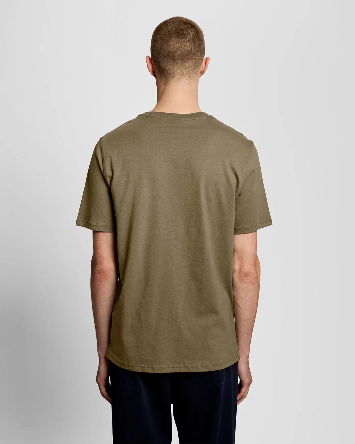 LYLE & SCOTT SCRIPT LOGO COTTON CREW NECK T-SHIRT