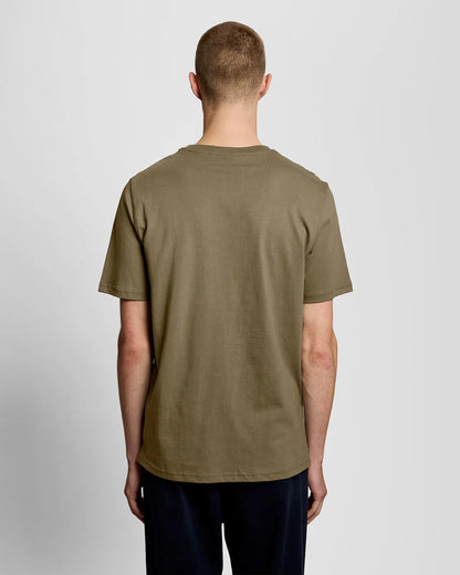 LYLE & SCOTT SCRIPT LOGO COTTON CREW NECK T-SHIRT