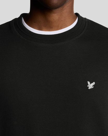 LYLE&SCOTT DIAGONAL WAVE CREW NECK SWEATSHIRT