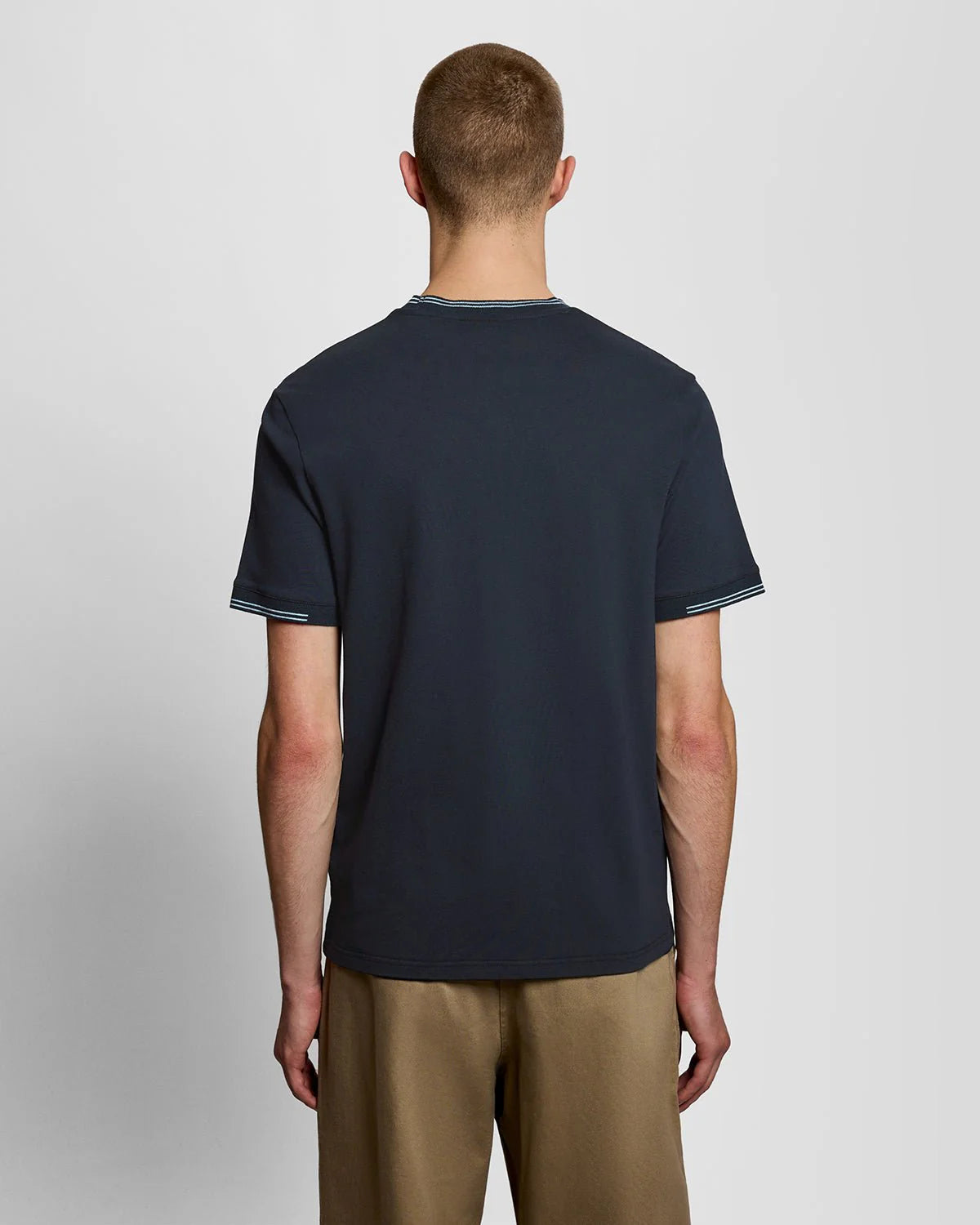 LYLE & SCOTT FINE COTTON TIPPED T-SHIRT