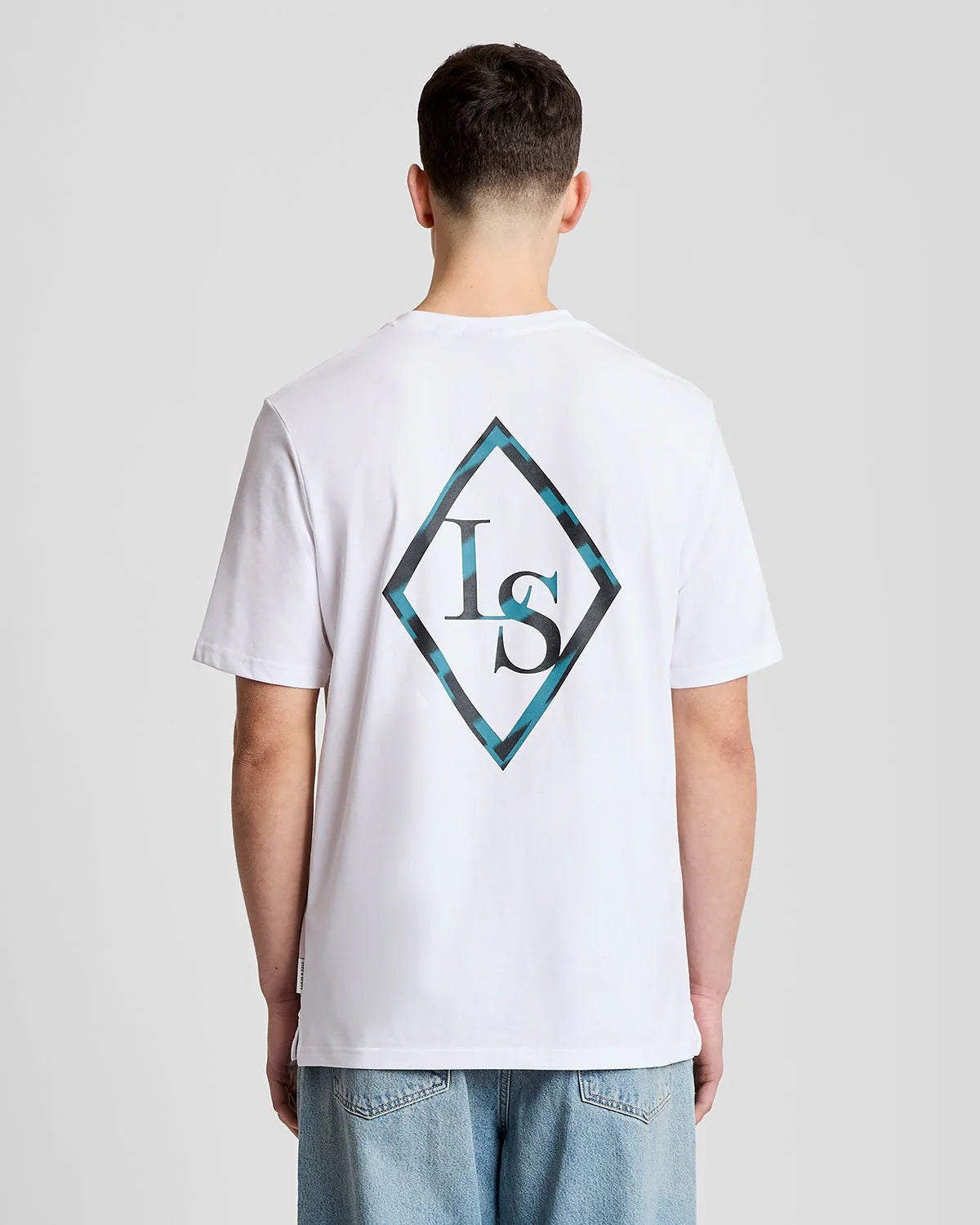 LYLE & SCOTT CHROME EAGLE GRAPHIC T SHIRT