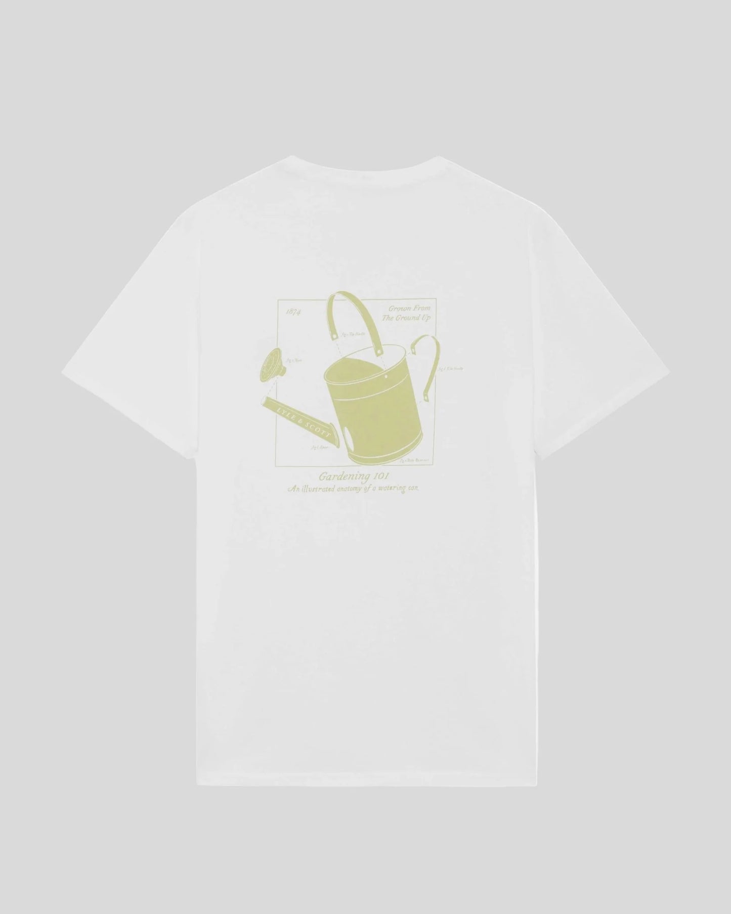 LYLE & SCOTT BACK PRINT GRAPHIC T SHIRT