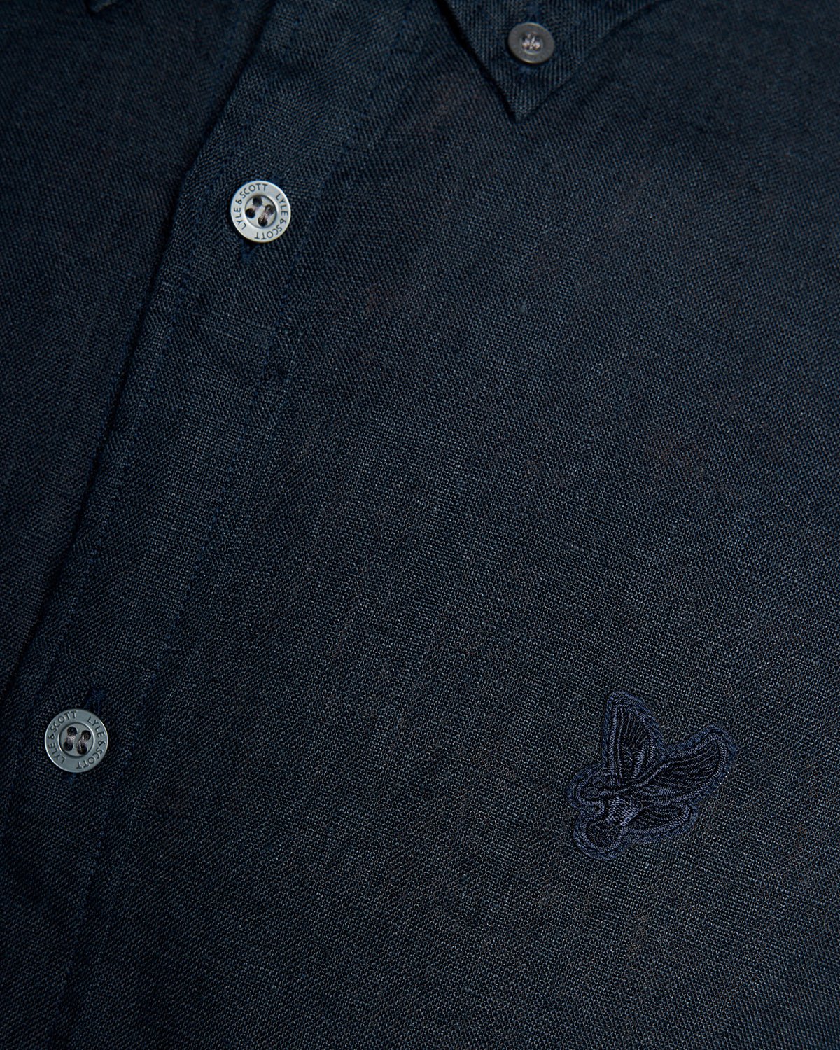 LYLE & SCOTT LINEN BUTTON DOWN SHIRT