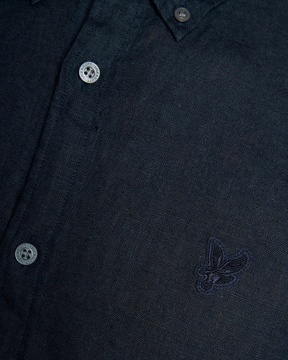 LYLE & SCOTT LINEN BUTTON DOWN SHIRT
