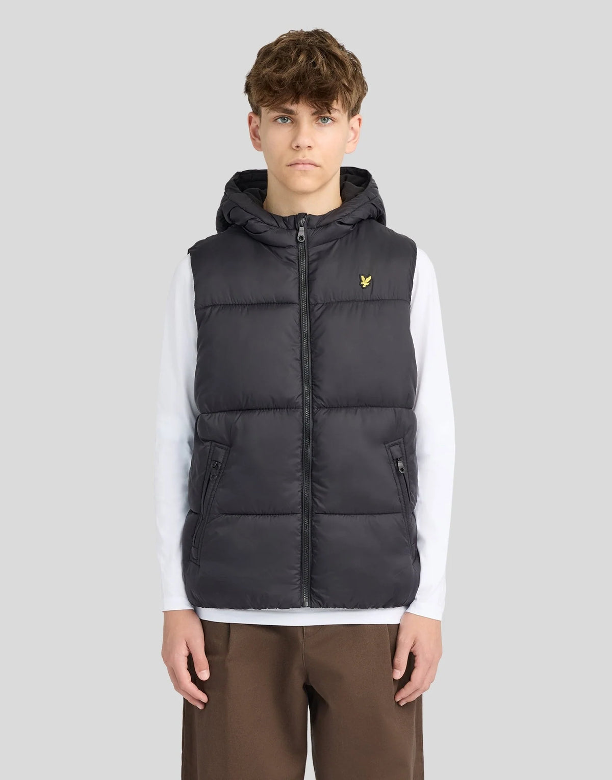 LYLE & SCOTT KIDS FLEECE LINED PADDED GILET