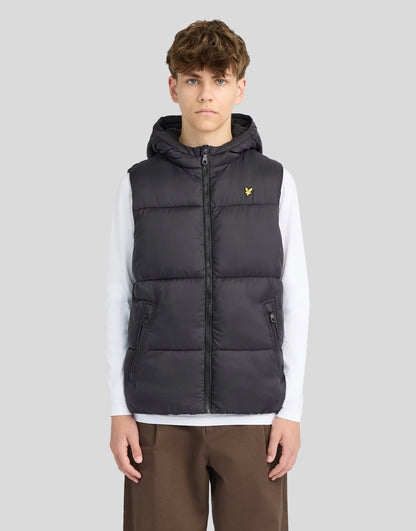 LYLE & SCOTT KIDS FLEECE LINED PADDED GILET