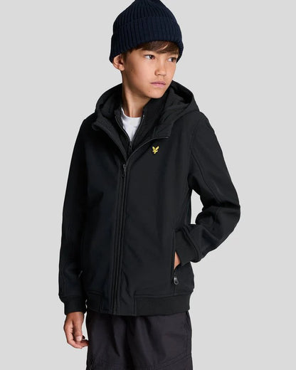 LYLE&SCOTT SOFTSHELL HOODED JACKET