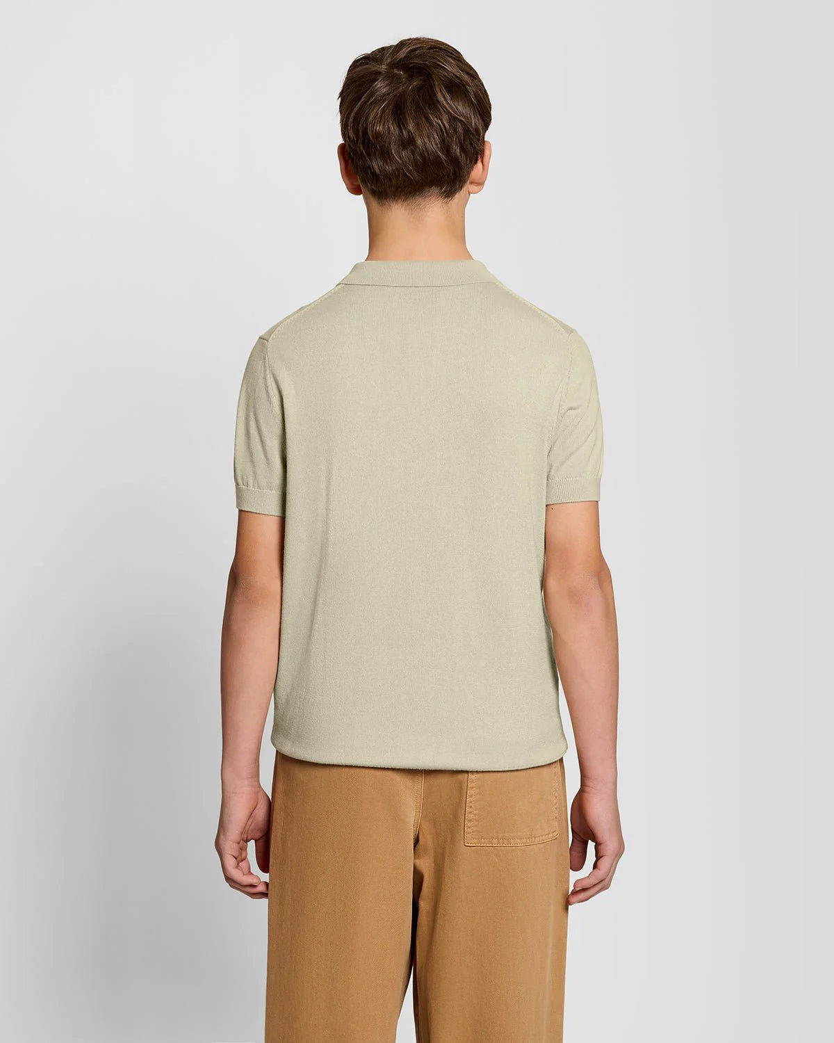 LYLE & SCOTT KIDS KNITTED POLO SHIRT