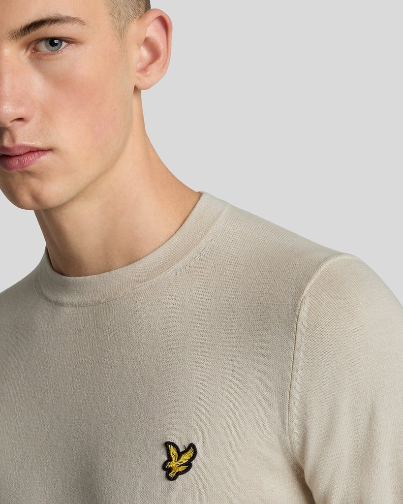 LYLE & SCOTT COTTON MERINO CREW NECK JUMPER