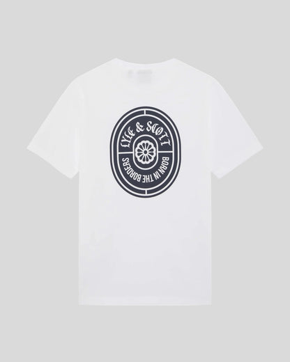 LYLE & SCOTT KIDSGRAPHIC BADGE COTTON T-SHIRT