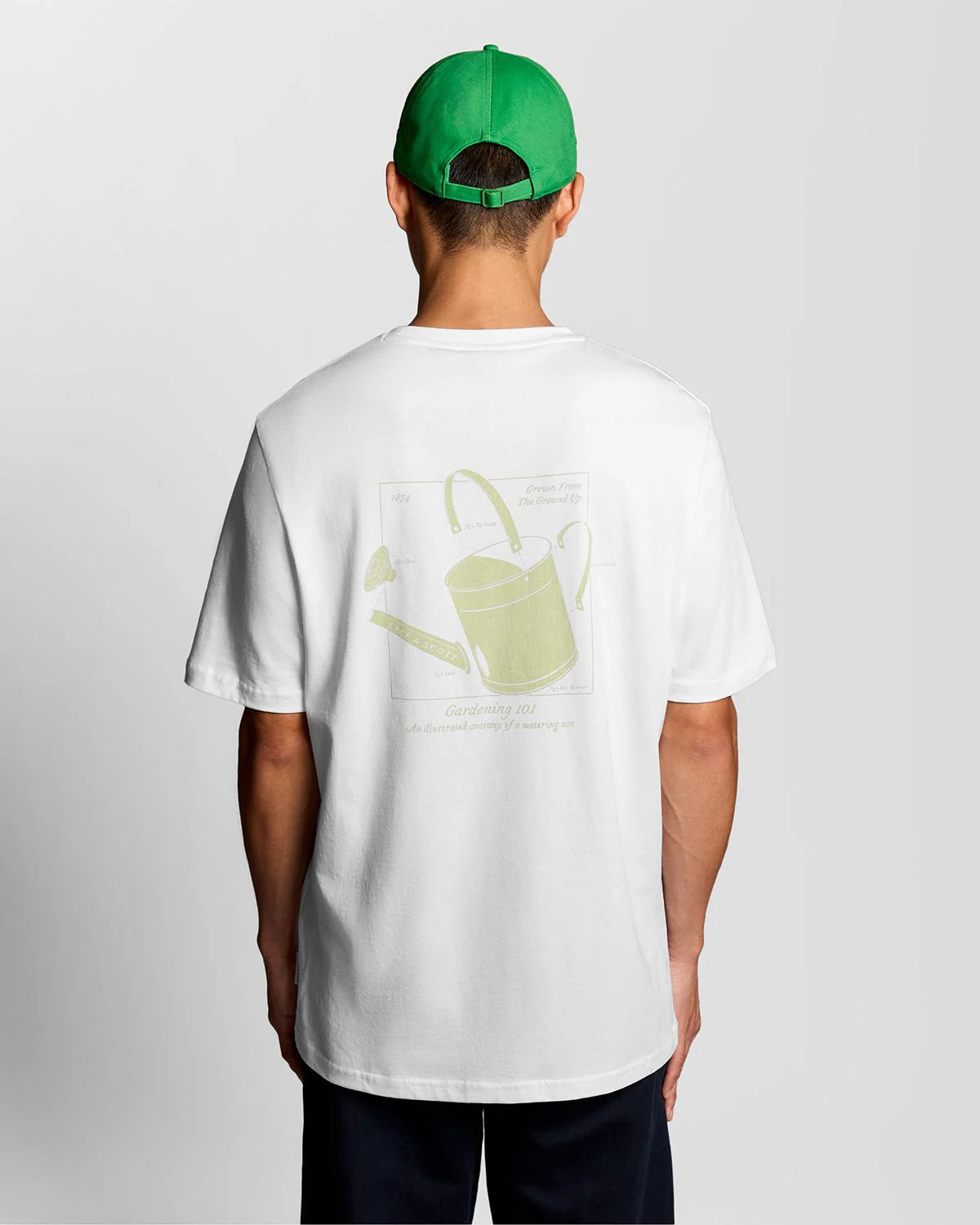 LYLE & SCOTT BACK PRINT GRAPHIC T SHIRT