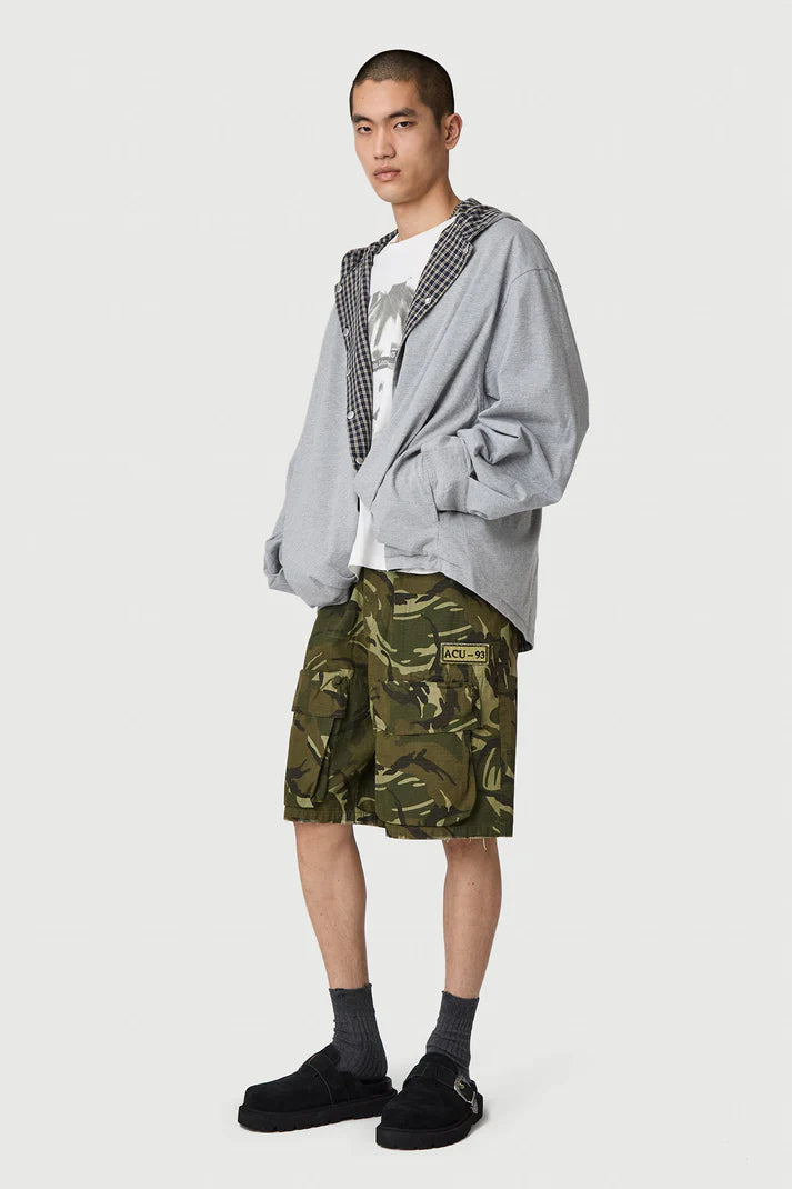ACUPUNCTURE FASHION METAL CARGO SHORTS