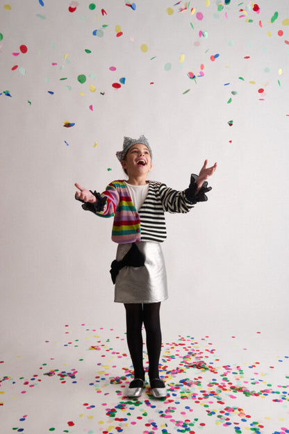 TWO IN A CASTLE METALLICA PLEATHER MINI SKIRT