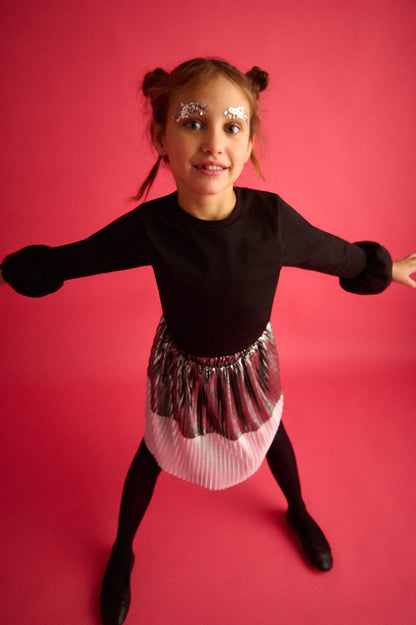 TC METALLICA TWO RUFFLED SKIRT