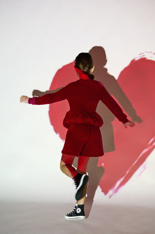 TWO IN A CASTLE SET BALLOON TOP&SHORTS