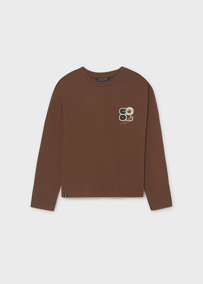 MAYORAL BACKPRINT LS T SHIRT