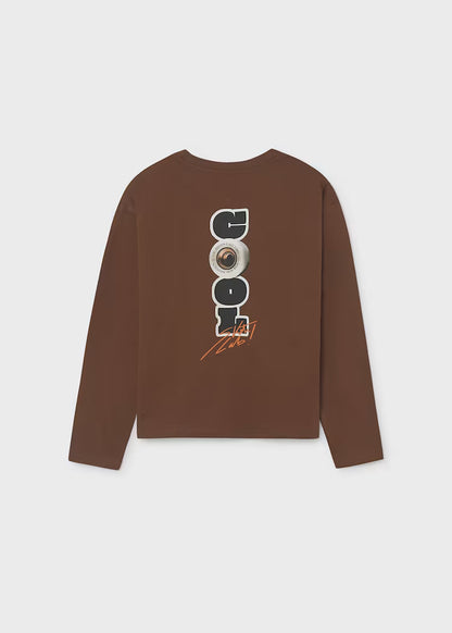 MAYORAL BACKPRINT LS T SHIRT