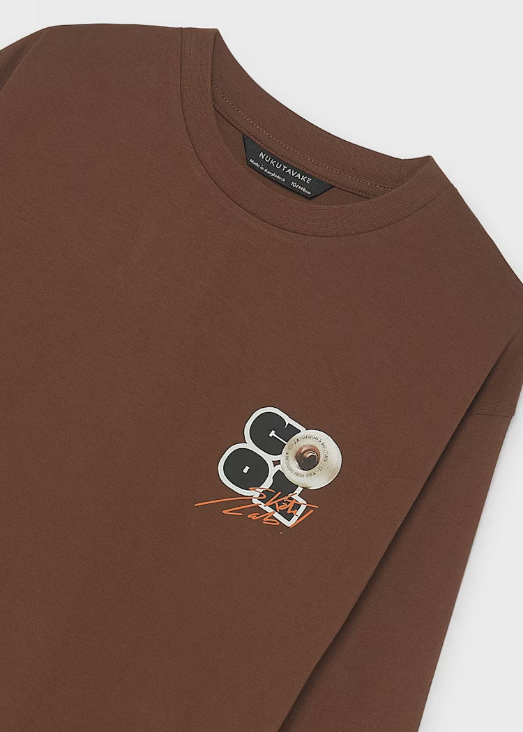 MAYORAL BACKPRINT LS T SHIRT