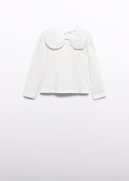 MAYORAL ABEL&LULA T SHIRT GAUZE WITH BOW