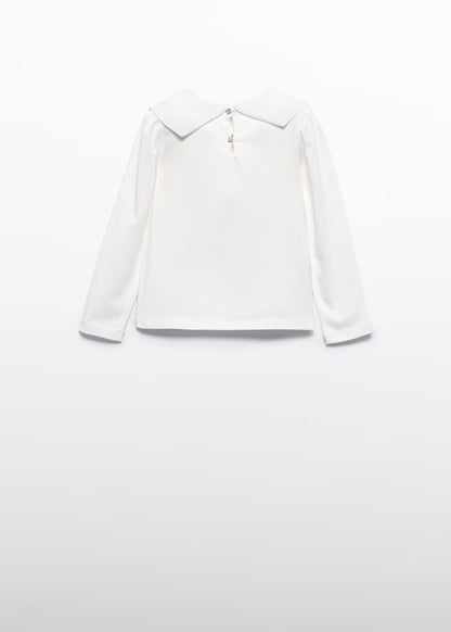 MAYORAL ABEL&LULA T SHIRT GAUZE WITH BOW