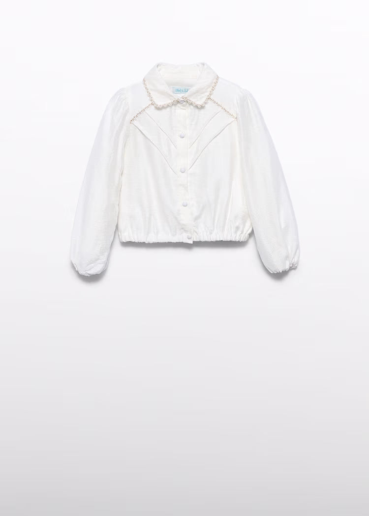 ABEL & LULA GIRLS COLLAR CEREMONY BLOUSE