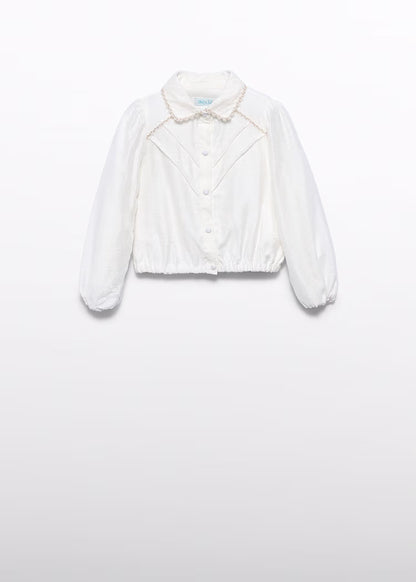 ABEL & LULA GIRLS COLLAR CEREMONY BLOUSE
