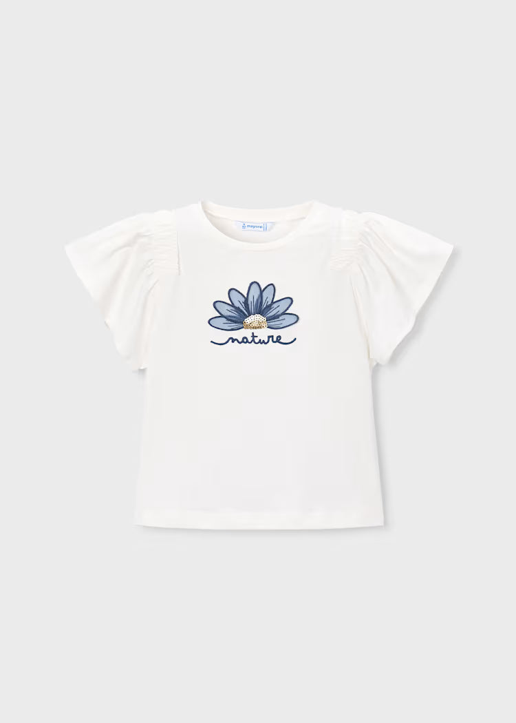 MAYORAL GIRLS FLOWER T SHIRT