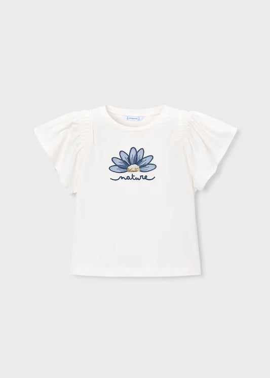 MAYORAL GIRLS FLOWER T SHIRT
