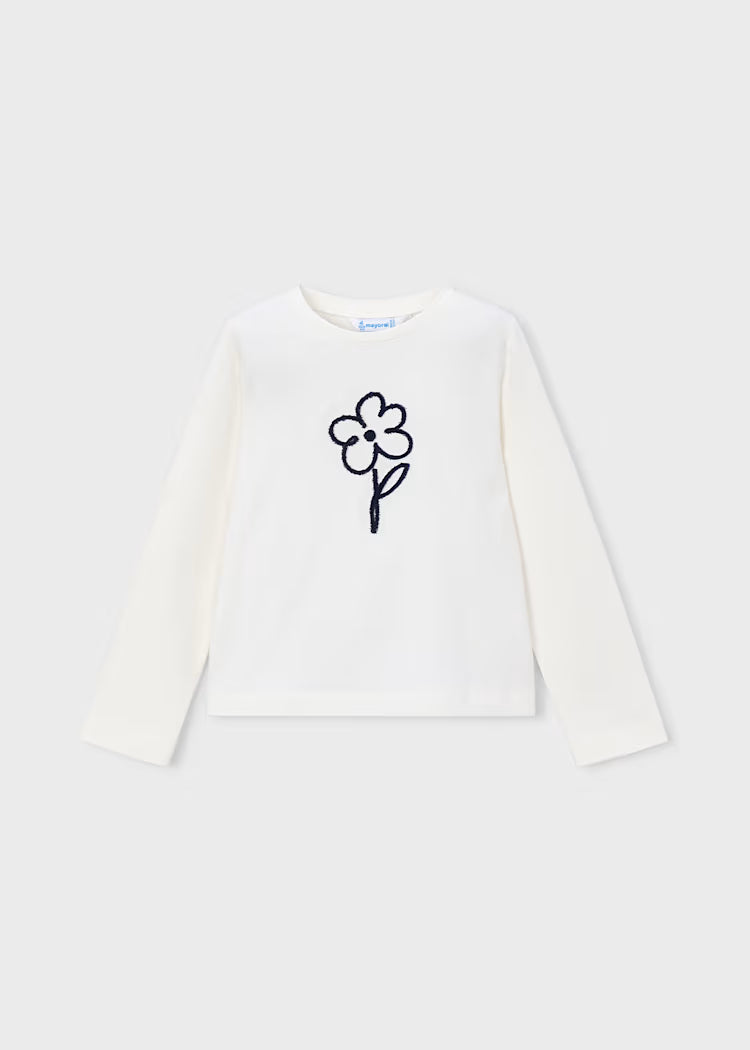 MAYORAL FLOWER PRINT T SHIRT