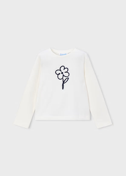 MAYORAL FLOWER PRINT T SHIRT